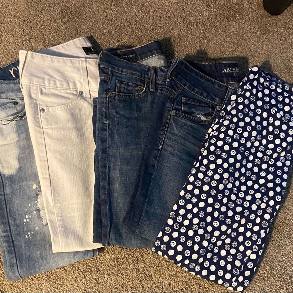 Women’s Capri Pants size 0 American Eagle & Lily Pulitzer